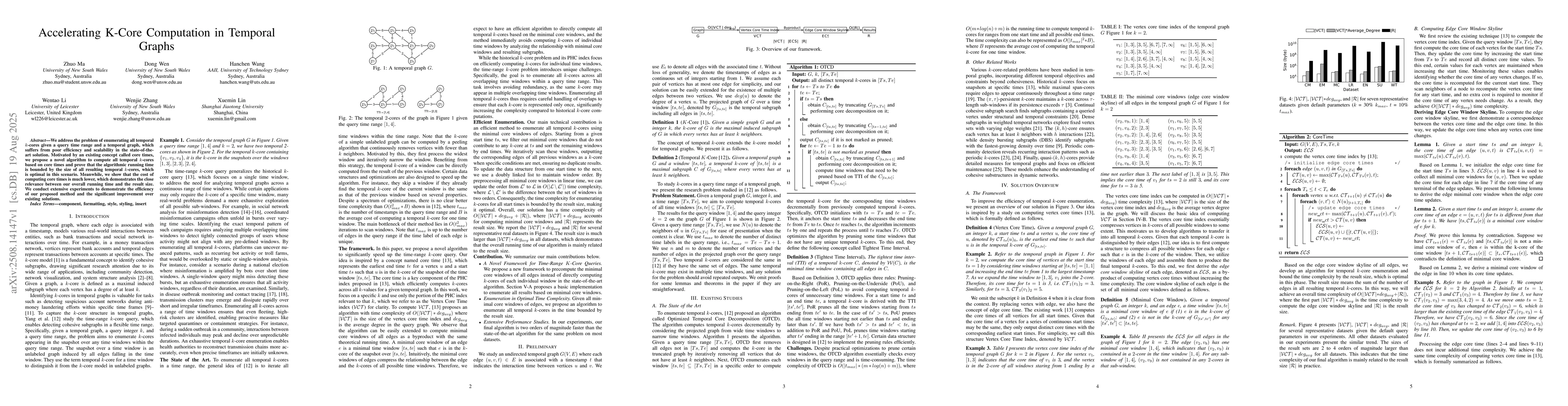 Thumbnail for Accelerating K-Core Computation in Temporal Graphs
