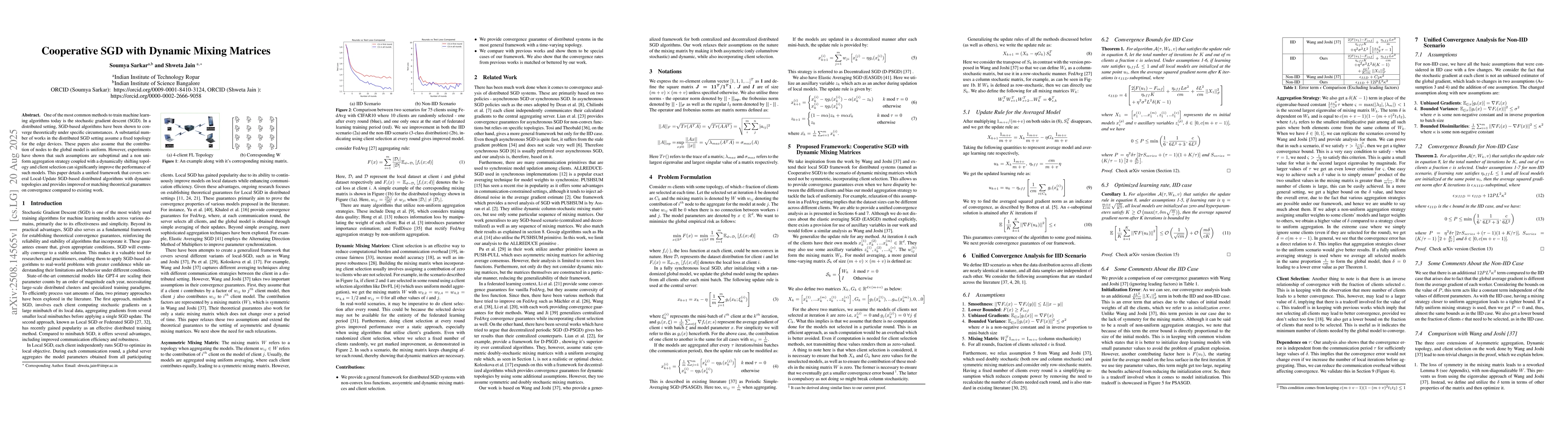 Thumbnail for Cooperative SGD with Dynamic Mixing Matrices