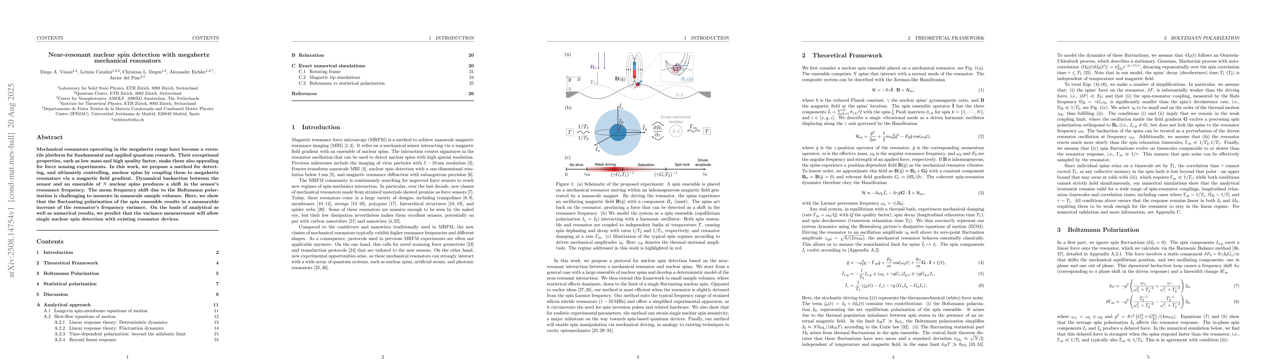 Thumbnail for Near-resonant nuclear spin detection with megahertz mechanical
  resonators