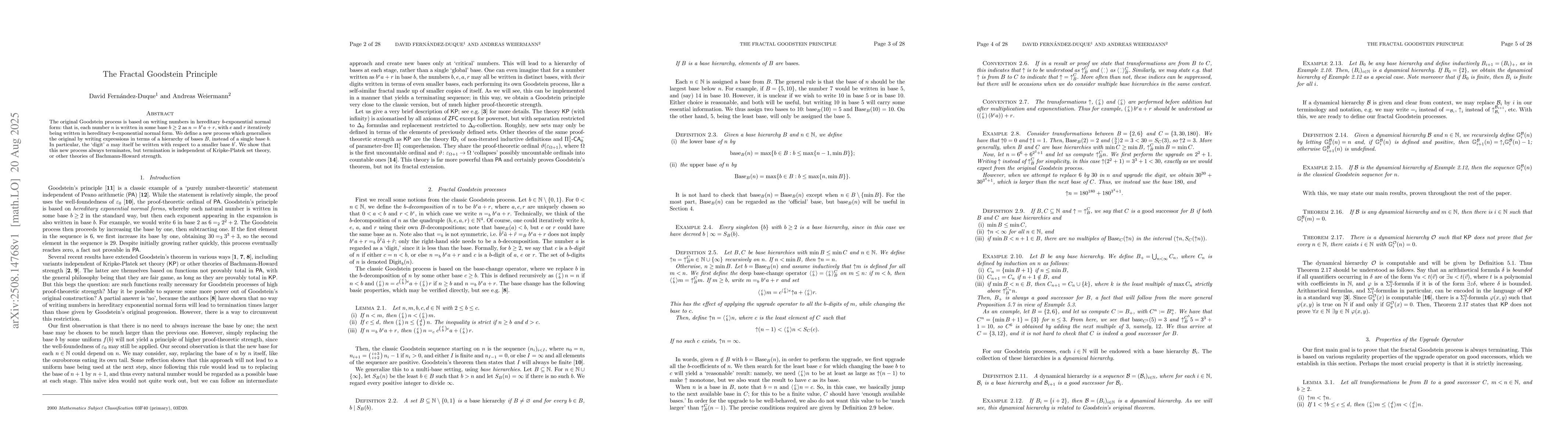 Thumbnail for The fractal Goodstein principle