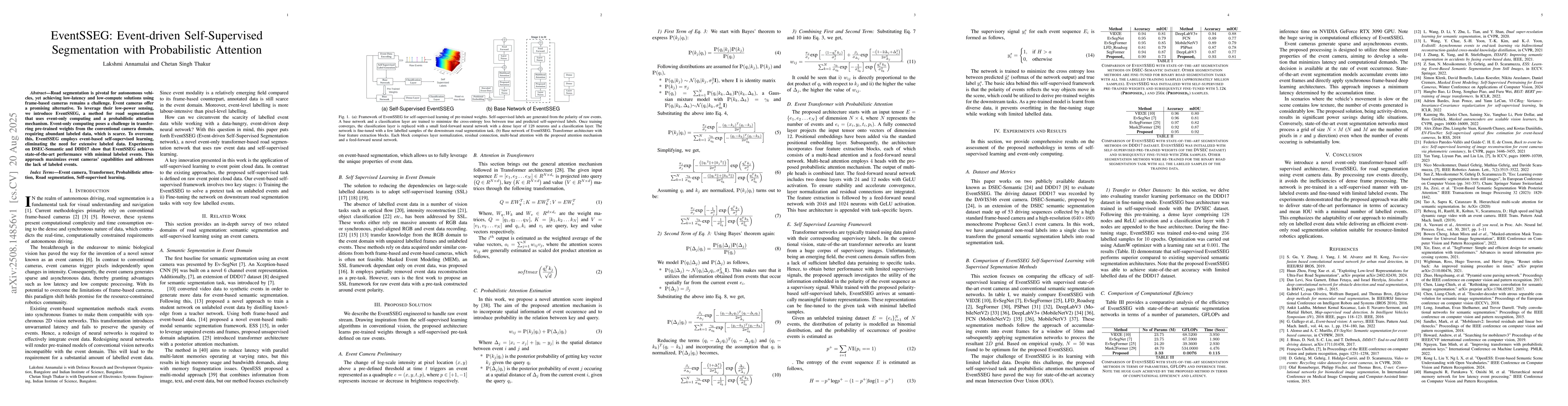 Thumbnail for EventSSEG: Event-driven Self-Supervised Segmentation with Probabilistic
  Attention