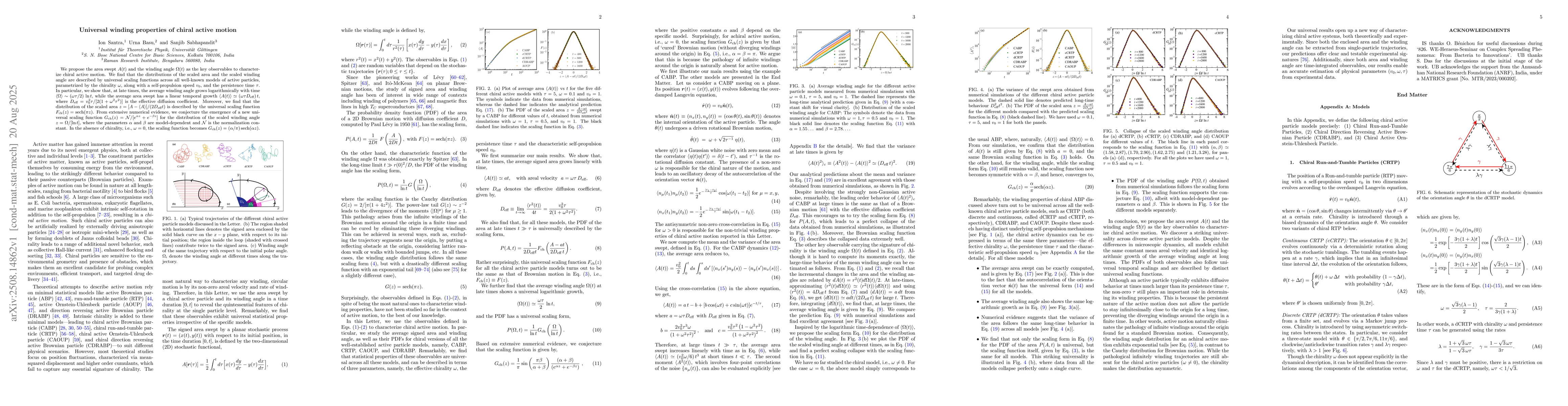 Thumbnail for Universal winding properties of chiral active motion