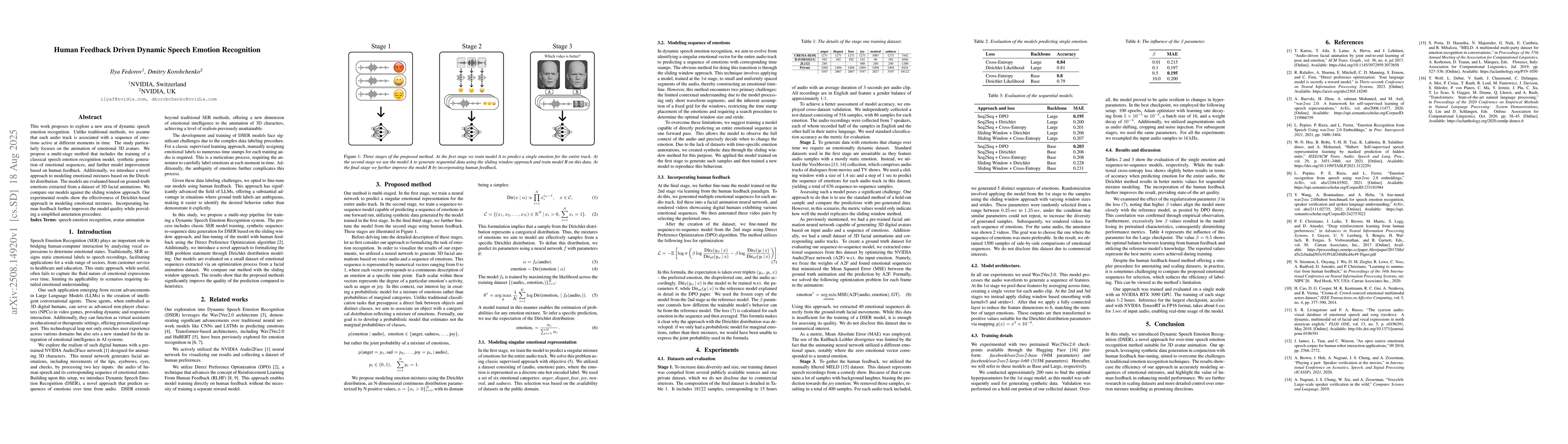 Thumbnail for Human Feedback Driven Dynamic Speech Emotion Recognition