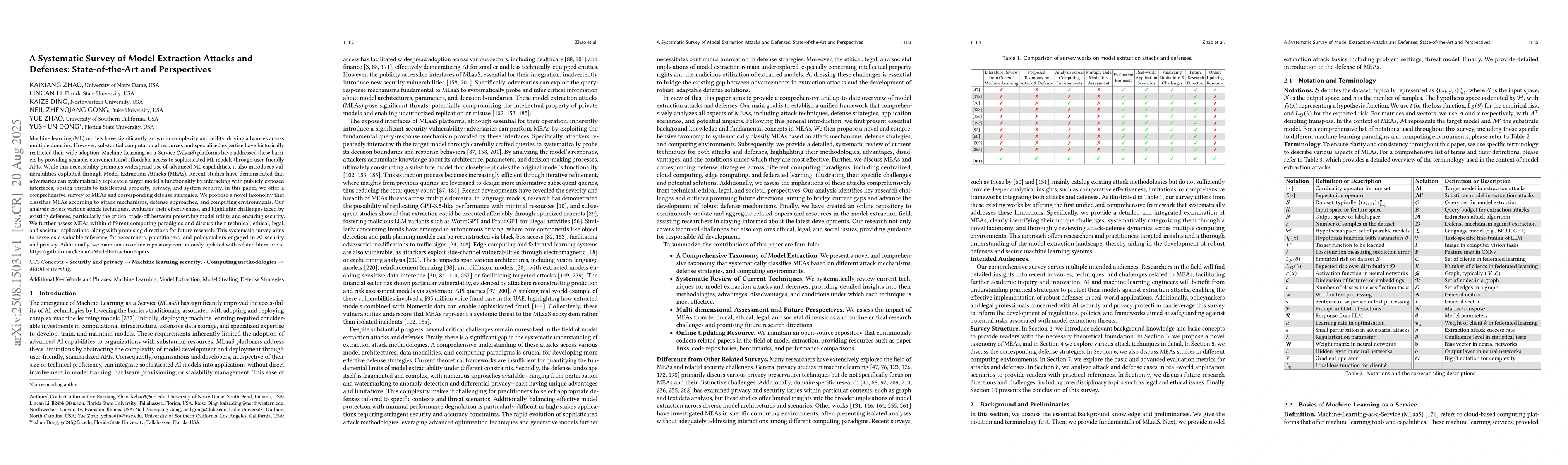 Thumbnail for A Systematic Survey of Model Extraction Attacks and Defenses:
  State-of-the-Art and Perspectives