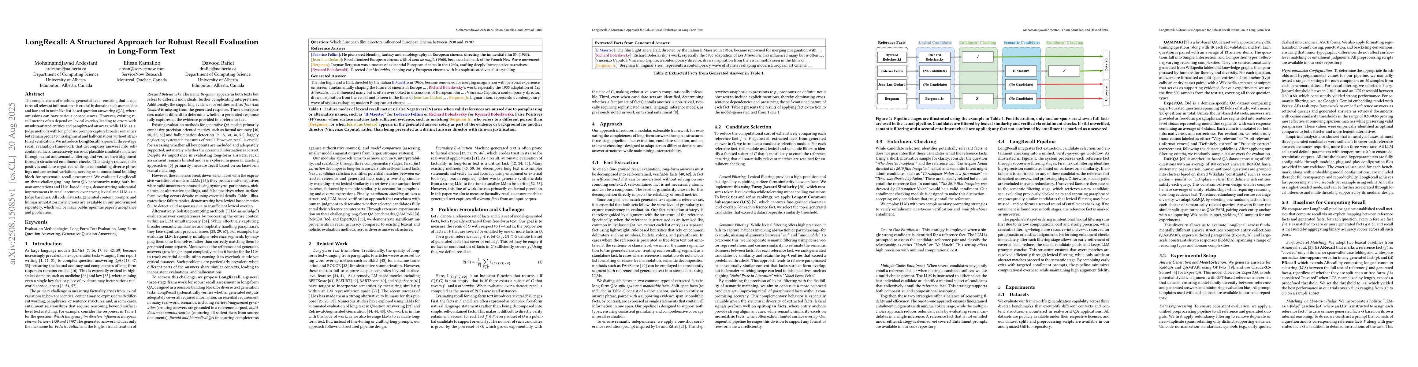 Thumbnail for LongRecall: A Structured Approach for Robust Recall Evaluation in
  Long-Form Text