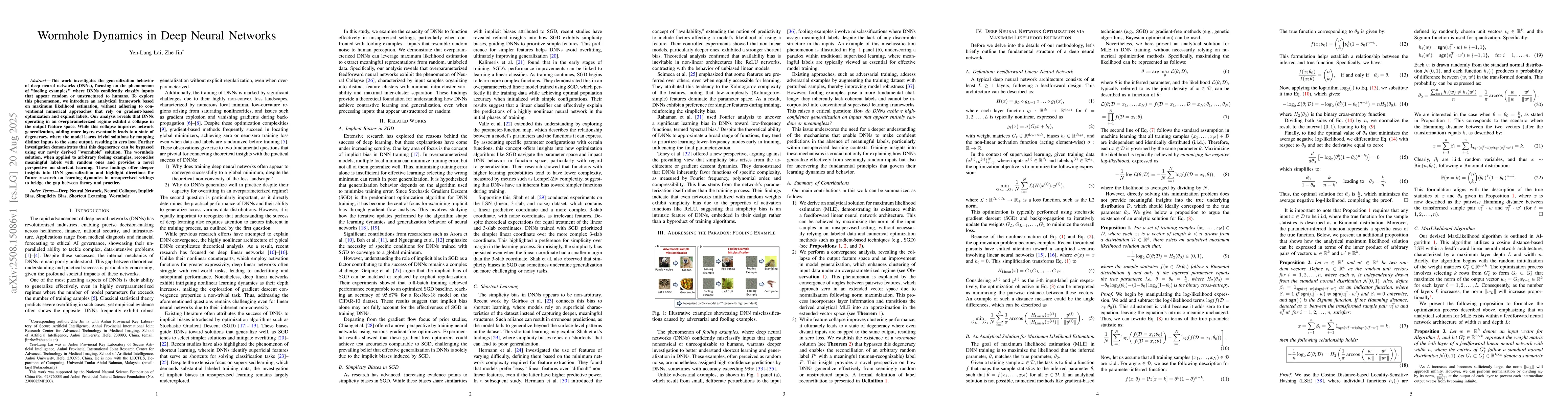 Thumbnail for Wormhole Dynamics in Deep Neural Networks