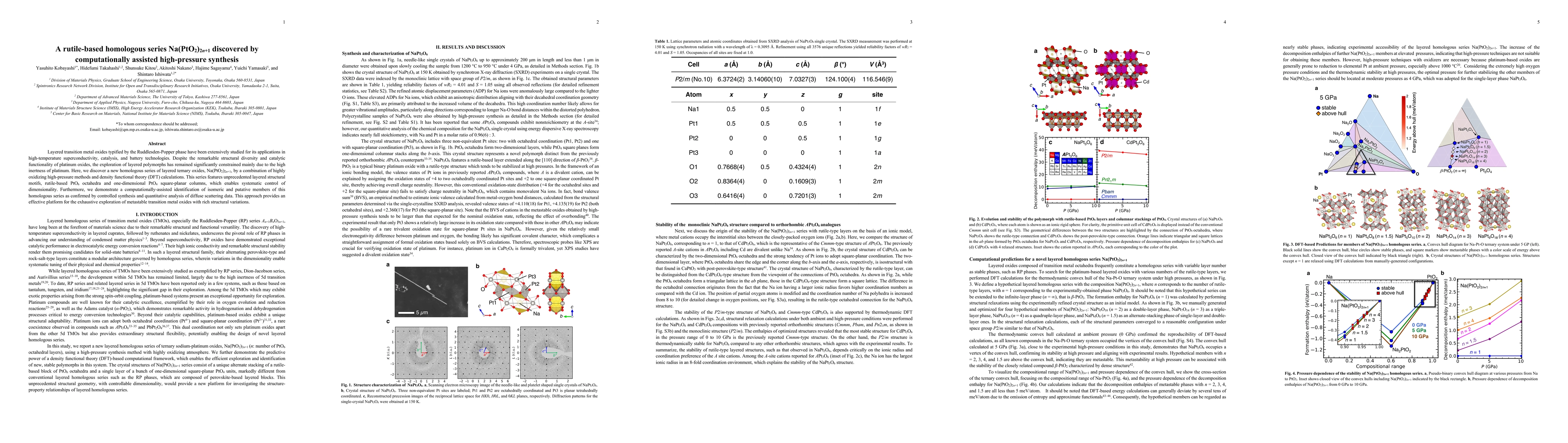 Thumbnail for A rutile-based homologous series Na(PtO$_2$)$_{2\it{n}+1}$ discovered by
  computationally assisted high-pressure synthesis