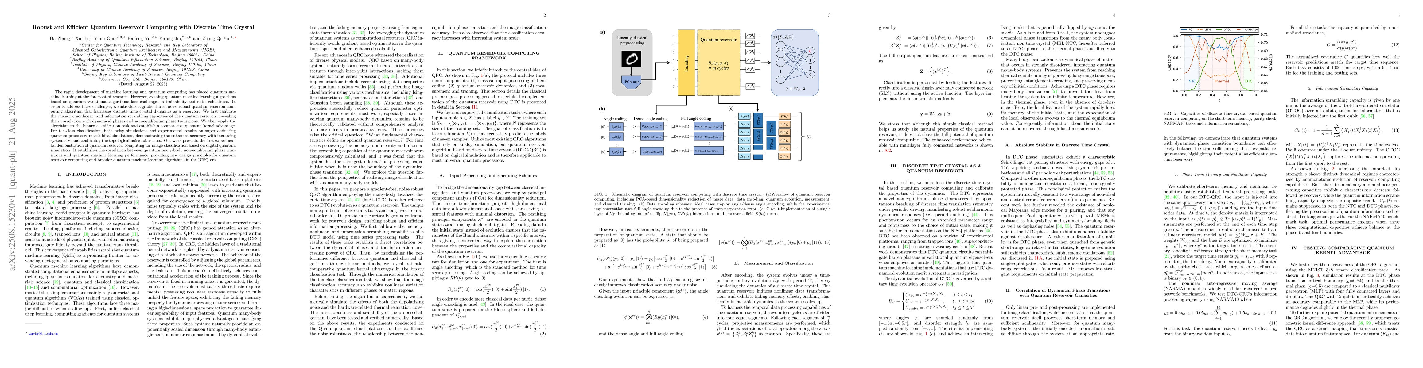 Thumbnail for Robust and Efficient Quantum Reservoir Computing with Discrete Time
  Crystal