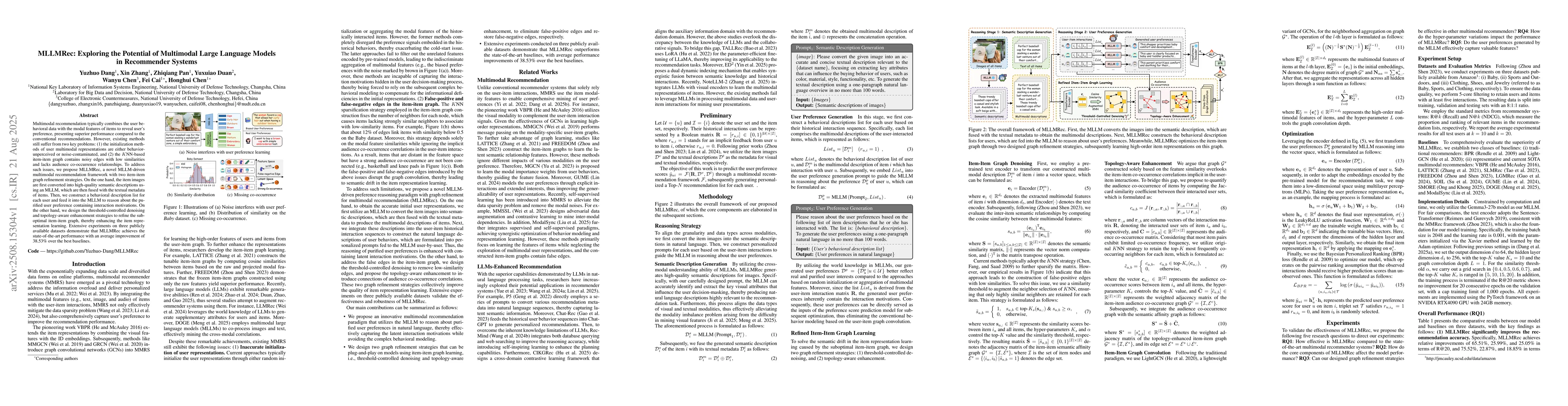 Thumbnail for MLLMRec: Exploring the Potential of Multimodal Large Language Models in
  Recommender Systems