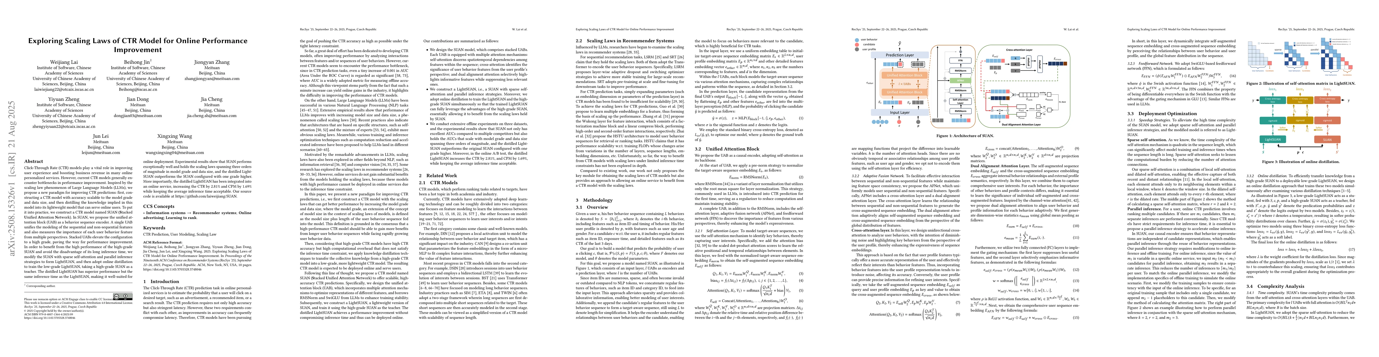 Thumbnail for Exploring Scaling Laws of CTR Model for Online Performance Improvement