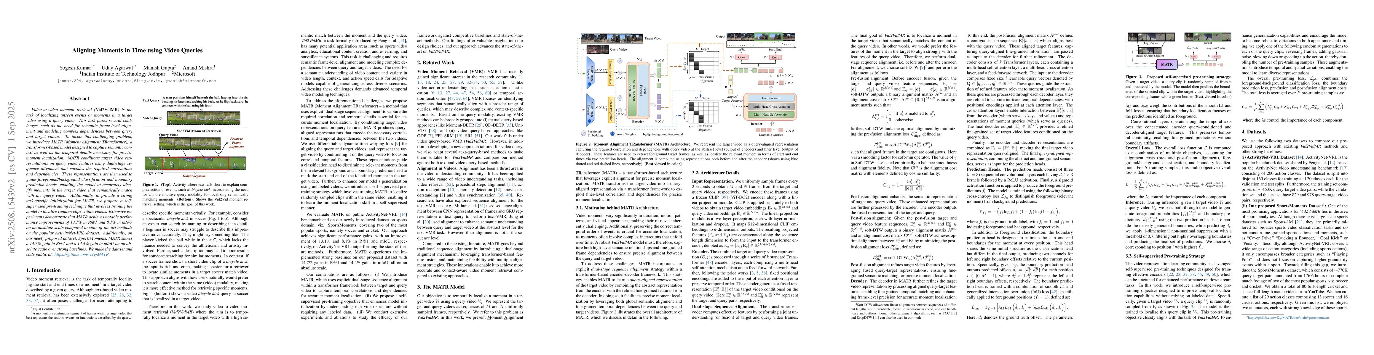 Thumbnail for Aligning Moments in Time using Video Queries
