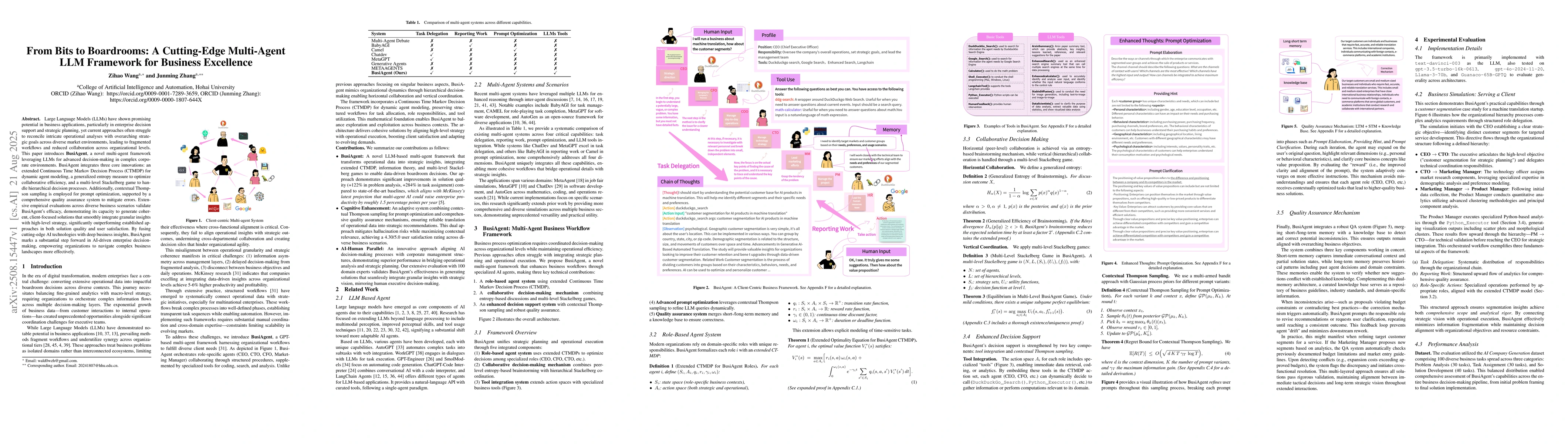 Thumbnail for From Bits to Boardrooms: A Cutting-Edge Multi-Agent LLM Framework for
  Business Excellence