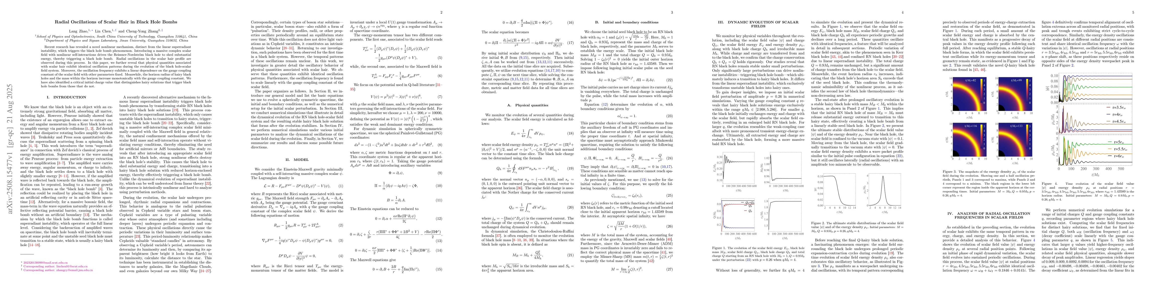 Thumbnail for Radial Oscillations of Scalar Hair in Black Hole Bombs
