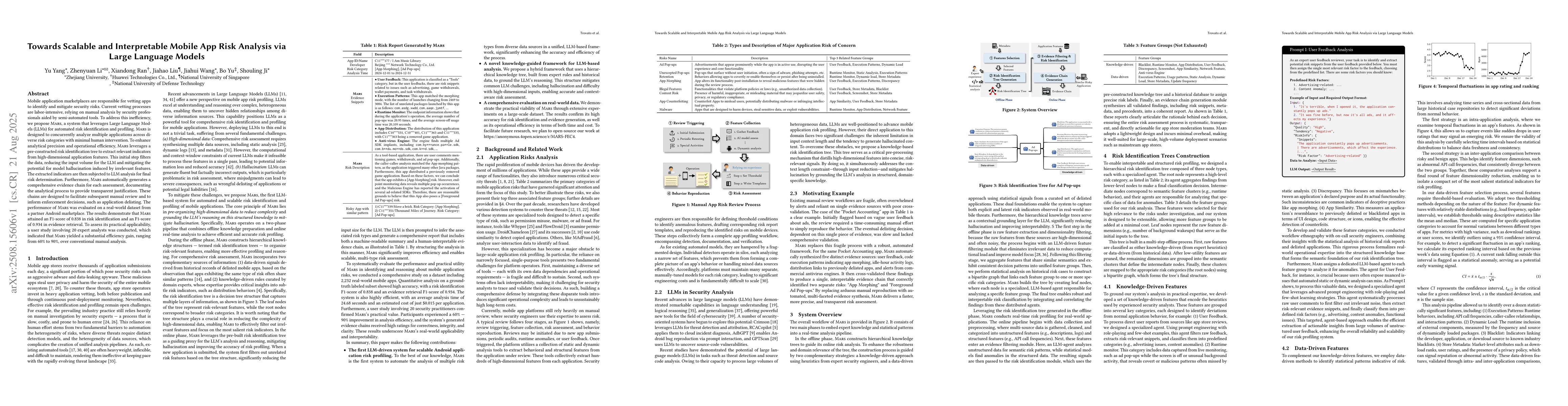 Thumbnail for Towards Scalable and Interpretable Mobile App Risk Analysis via Large
  Language Models