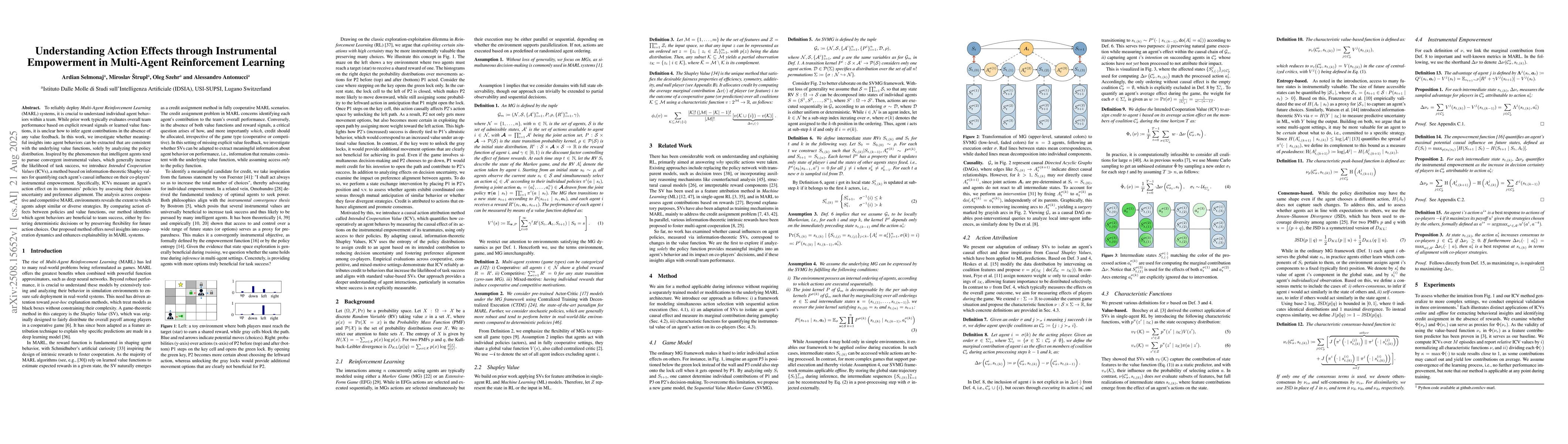 Thumbnail for Understanding Action Effects through Instrumental Empowerment in
  Multi-Agent Reinforcement Learning