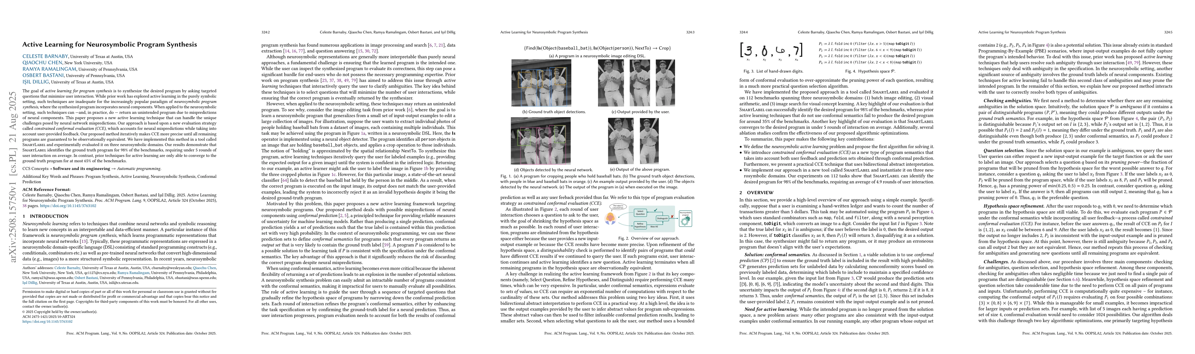 Thumbnail for Active Learning for Neurosymbolic Program Synthesis
