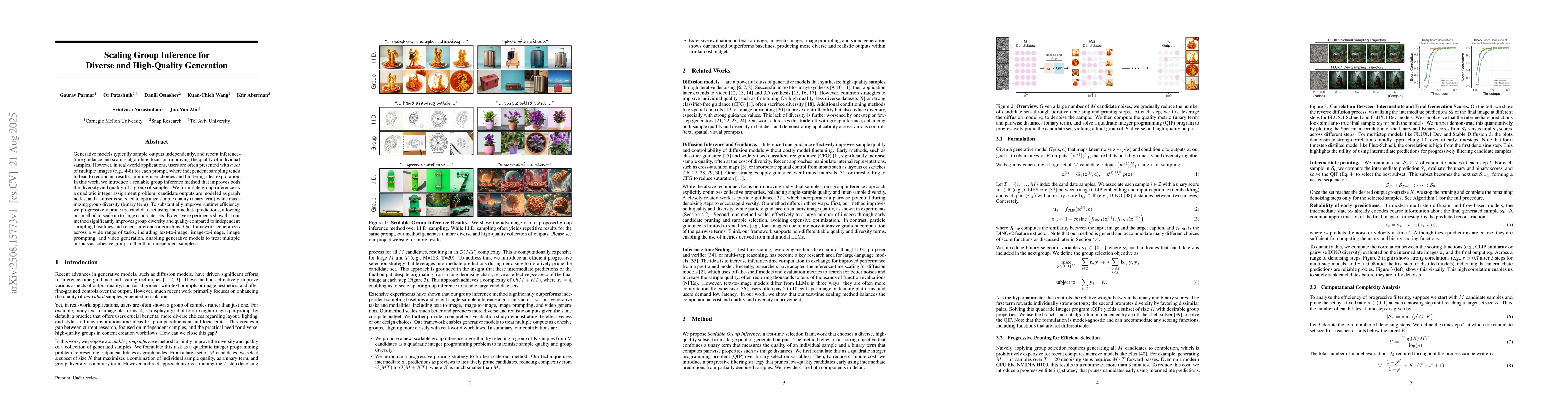 Thumbnail for Scaling Group Inference for Diverse and High-Quality Generation