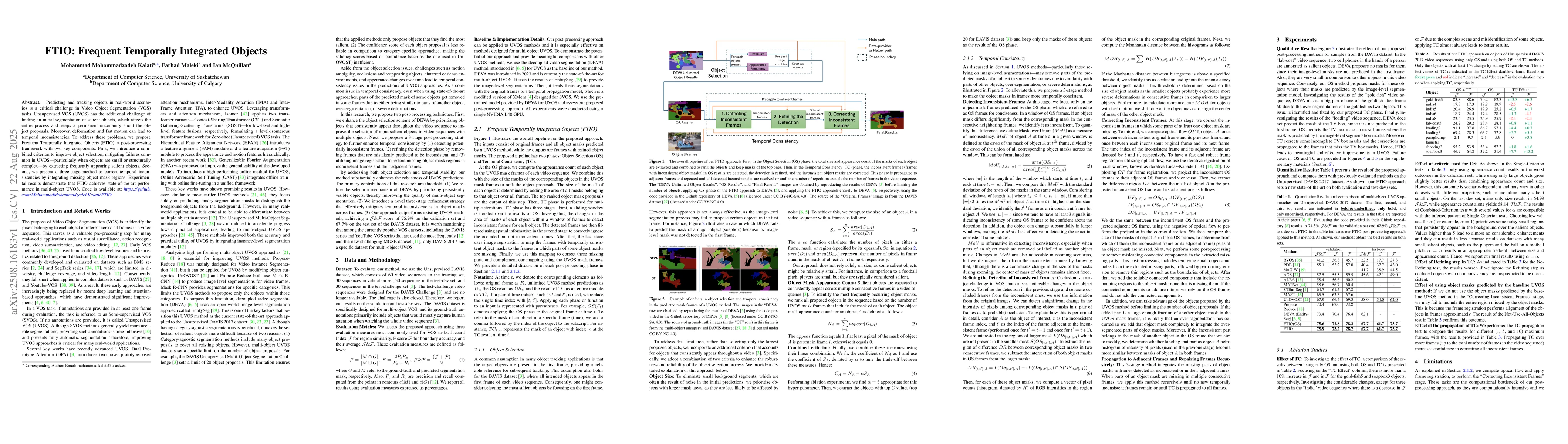 Thumbnail for FTIO: Frequent Temporally Integrated Objects