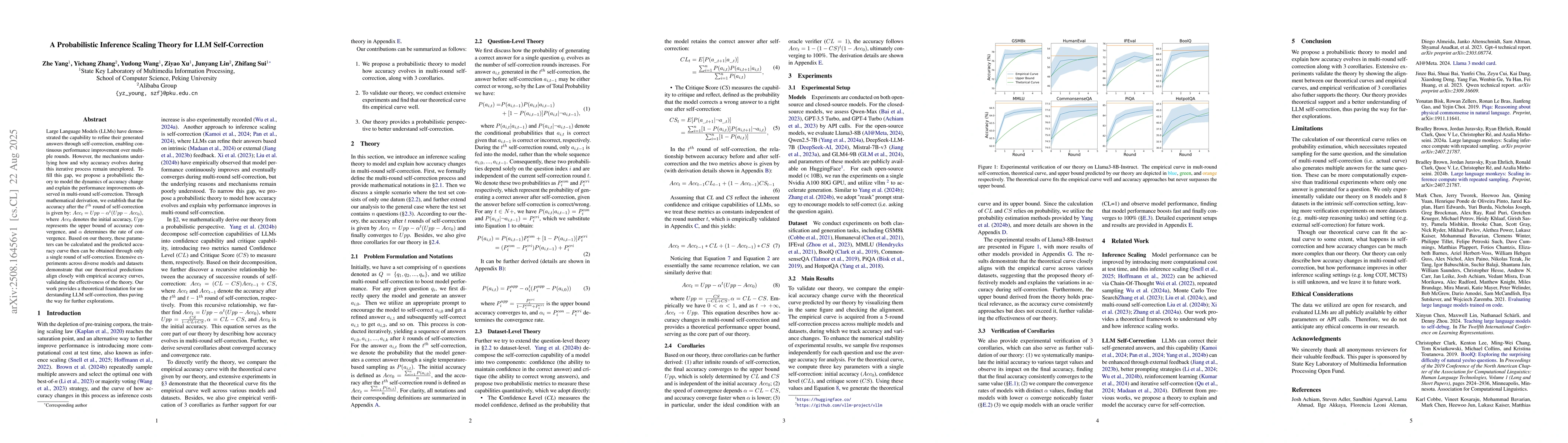 Thumbnail for A Probabilistic Inference Scaling Theory for LLM Self-Correction