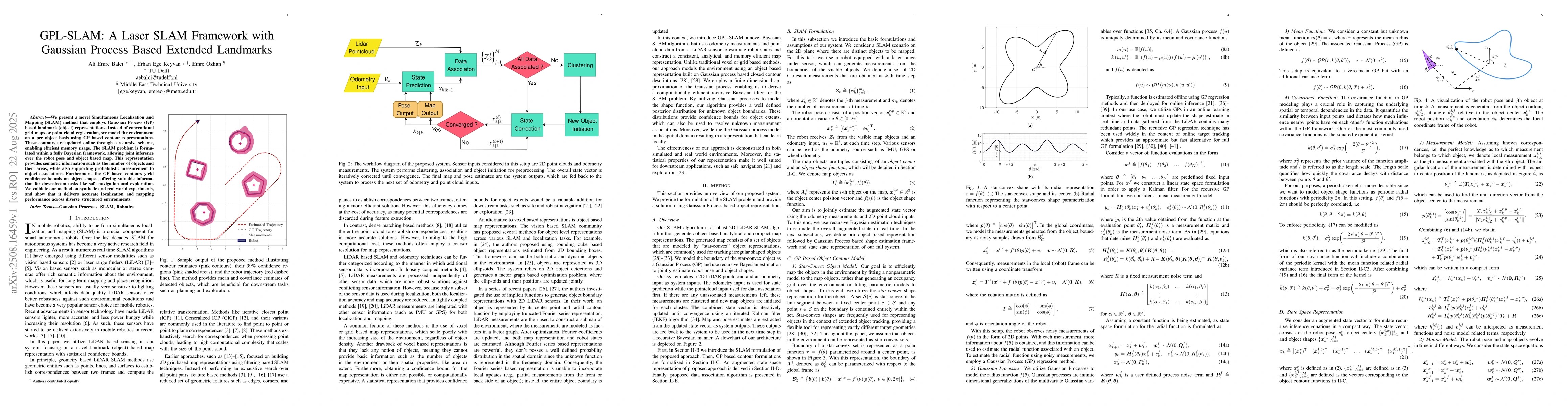 Thumbnail for GPL-SLAM: A Laser SLAM Framework with Gaussian Process Based Extended
  Landmarks