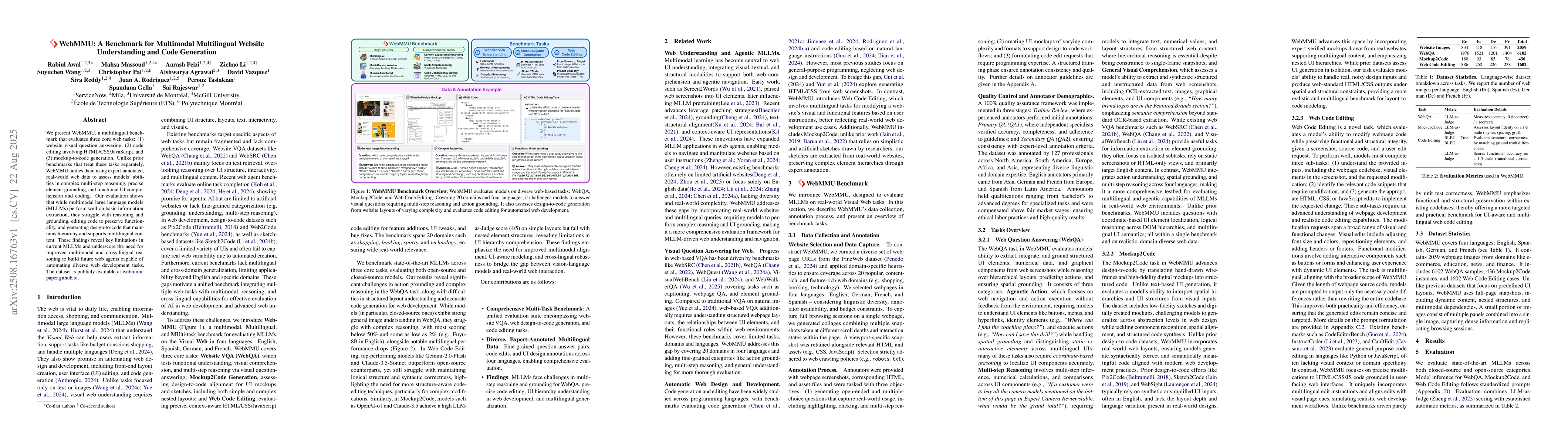 Thumbnail for WebMMU: A Benchmark for Multimodal Multilingual Website Understanding
  and Code Generation
