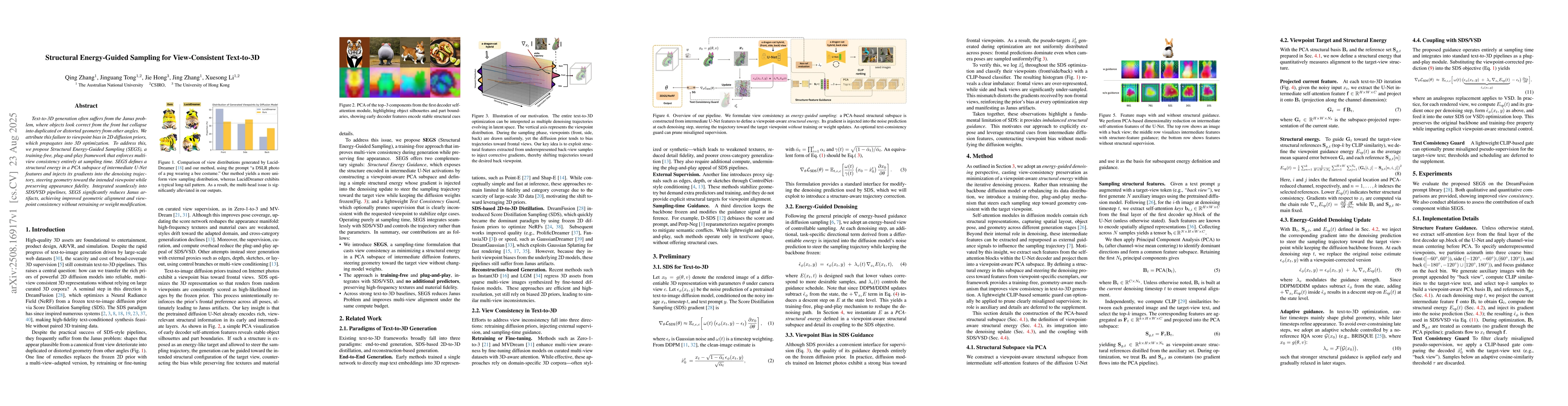 Thumbnail for Structural Energy-Guided Sampling for View-Consistent Text-to-3D