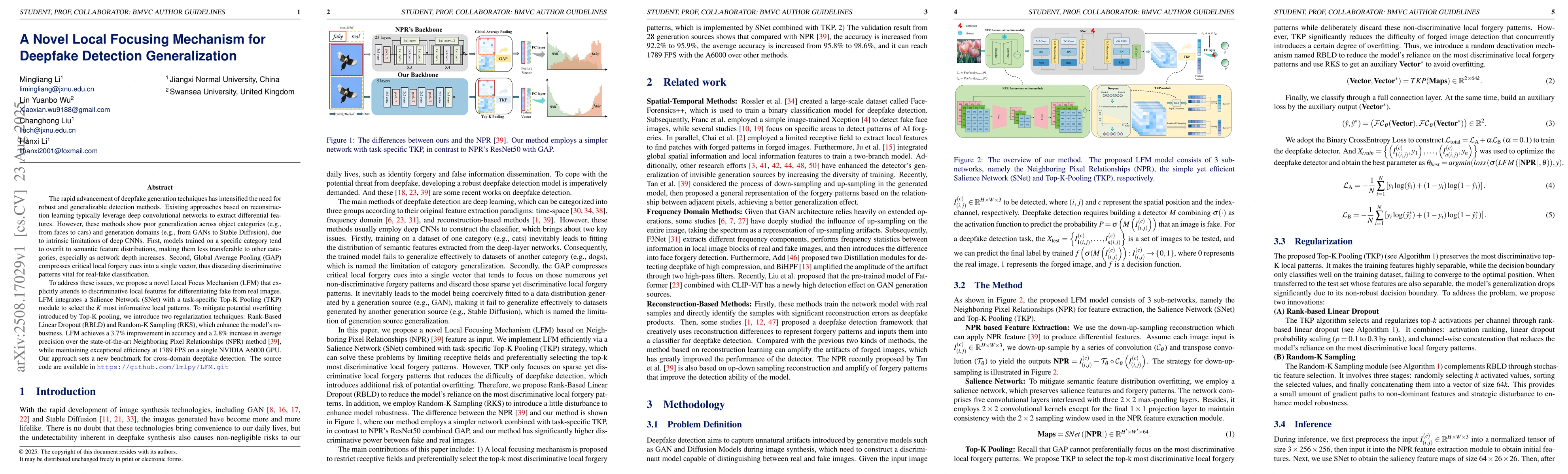 Thumbnail for A Novel Local Focusing Mechanism for Deepfake Detection Generalization