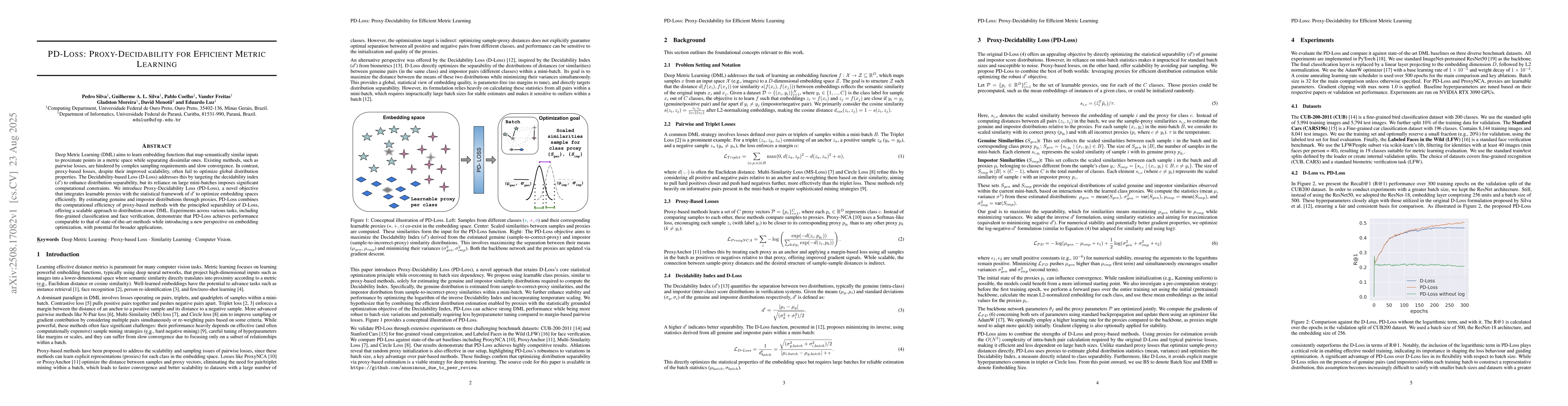 Thumbnail for PD-Loss: Proxy-Decidability for Efficient Metric Learning