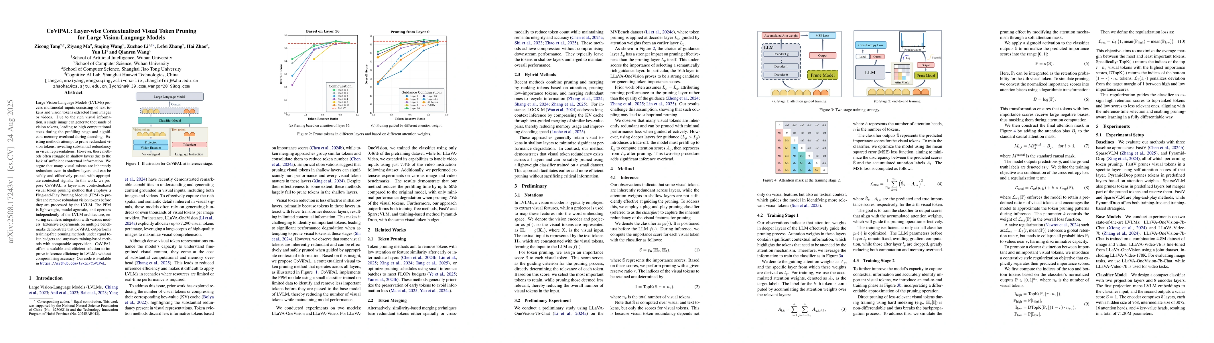 Thumbnail for CoViPAL: Layer-wise Contextualized Visual Token Pruning for Large
  Vision-Language Models