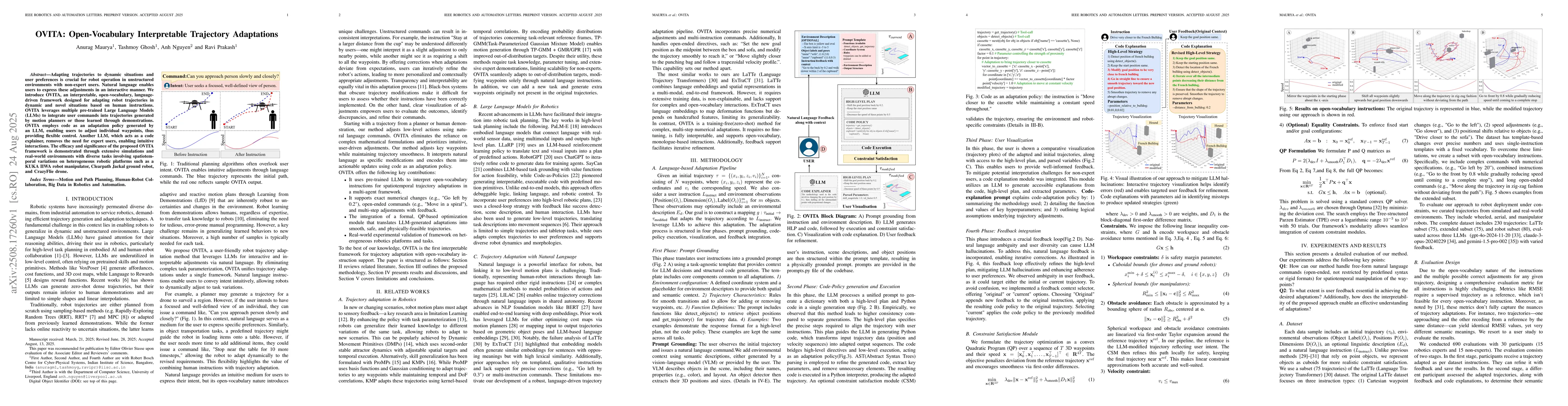 Thumbnail for OVITA: Open-Vocabulary Interpretable Trajectory Adaptations