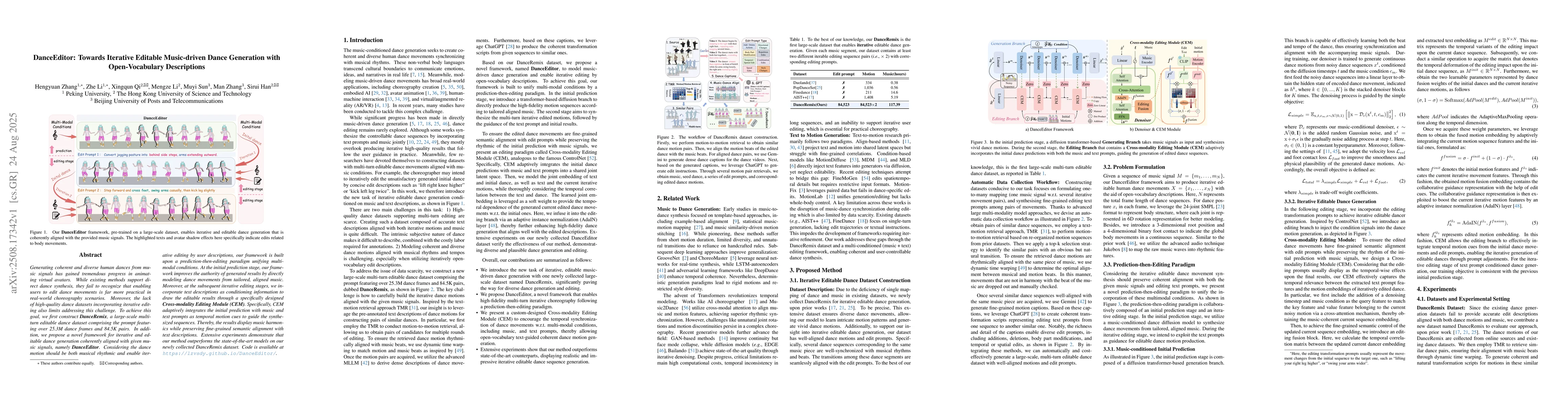 Thumbnail for DanceEditor: Towards Iterative Editable Music-driven Dance Generation
  with Open-Vocabulary Descriptions