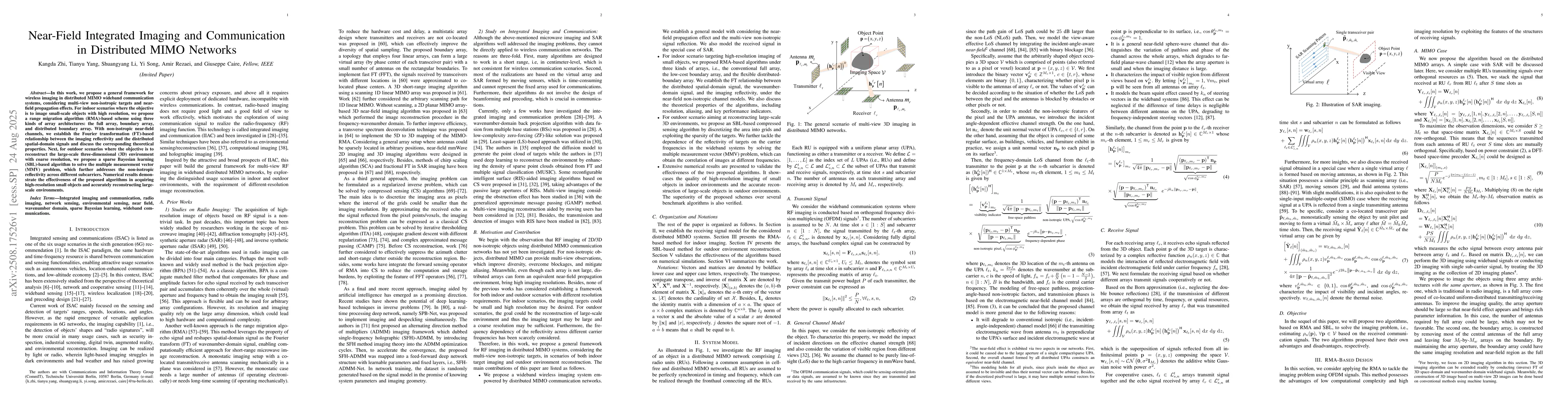 Thumbnail for Near-Field Integrated Imaging and Communication in Distributed MIMO
  Networks
