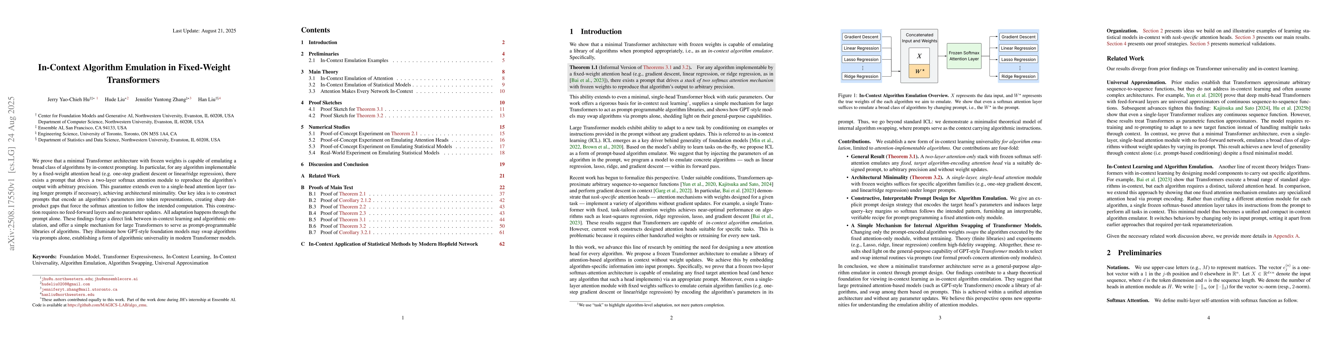 Thumbnail for In-Context Algorithm Emulation in Fixed-Weight Transformers