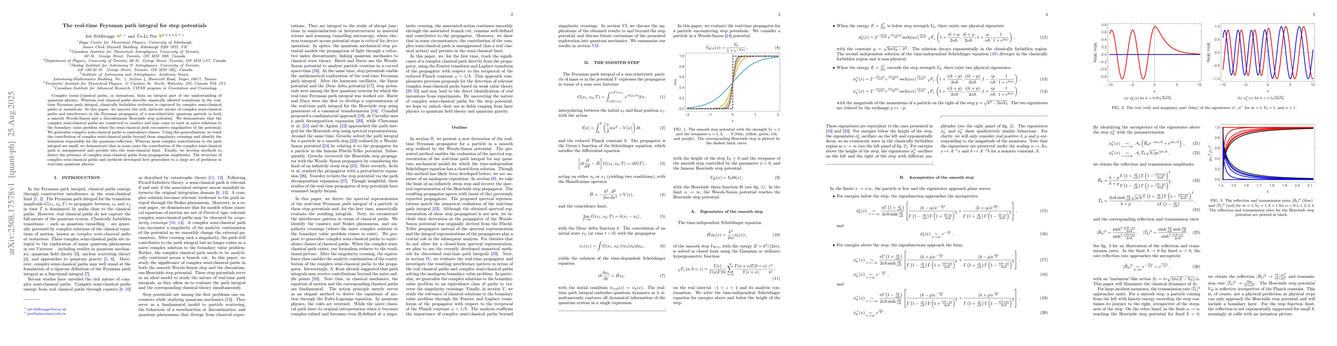 Thumbnail for The real-time Feynman path integral for step potentials