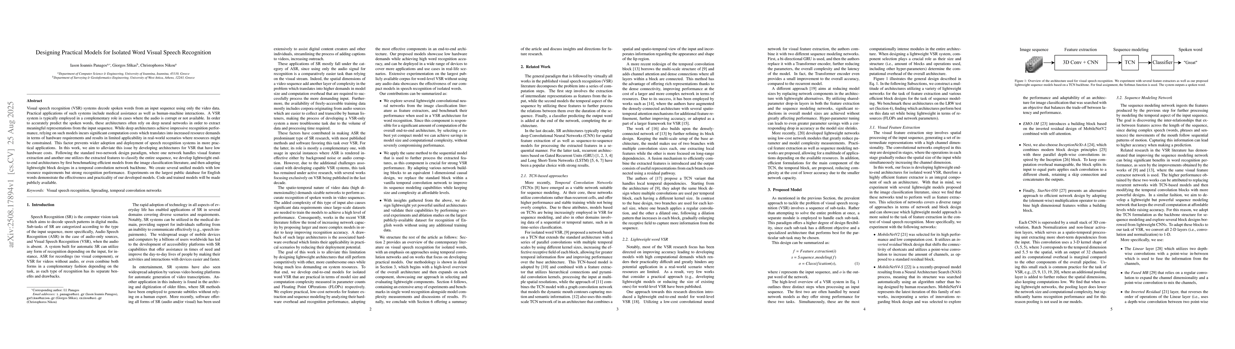 Thumbnail for Designing Practical Models for Isolated Word Visual Speech Recognition