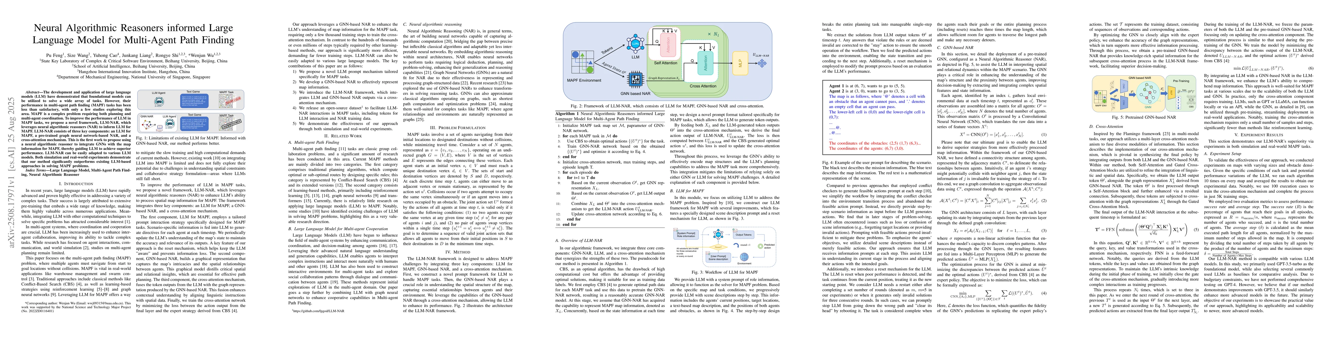 Thumbnail for Neural Algorithmic Reasoners informed Large Language Model for
  Multi-Agent Path Finding