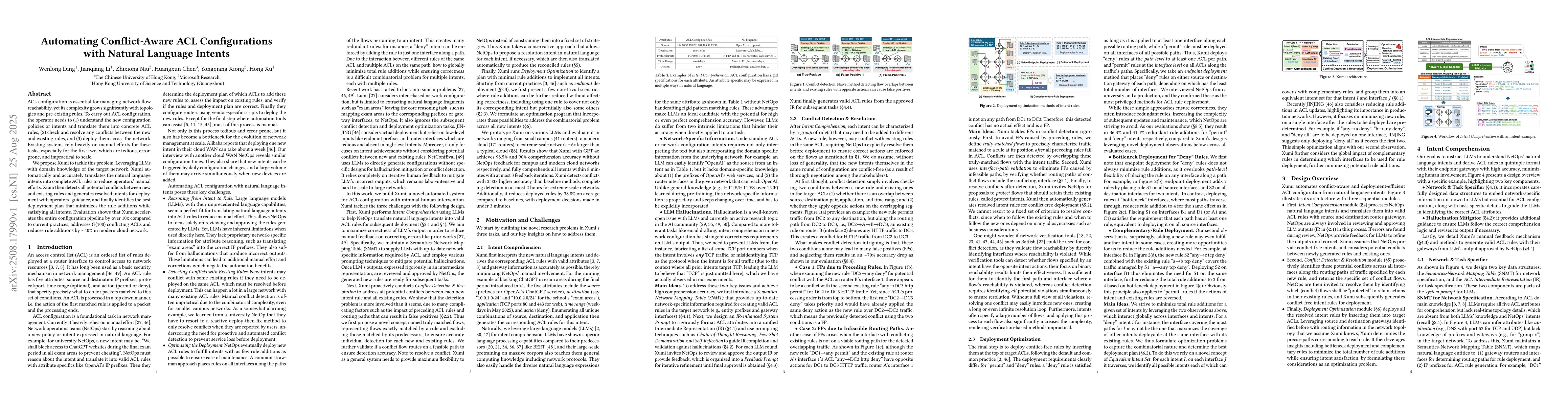 Thumbnail for Automating Conflict-Aware ACL Configurations with Natural Language
  Intents
