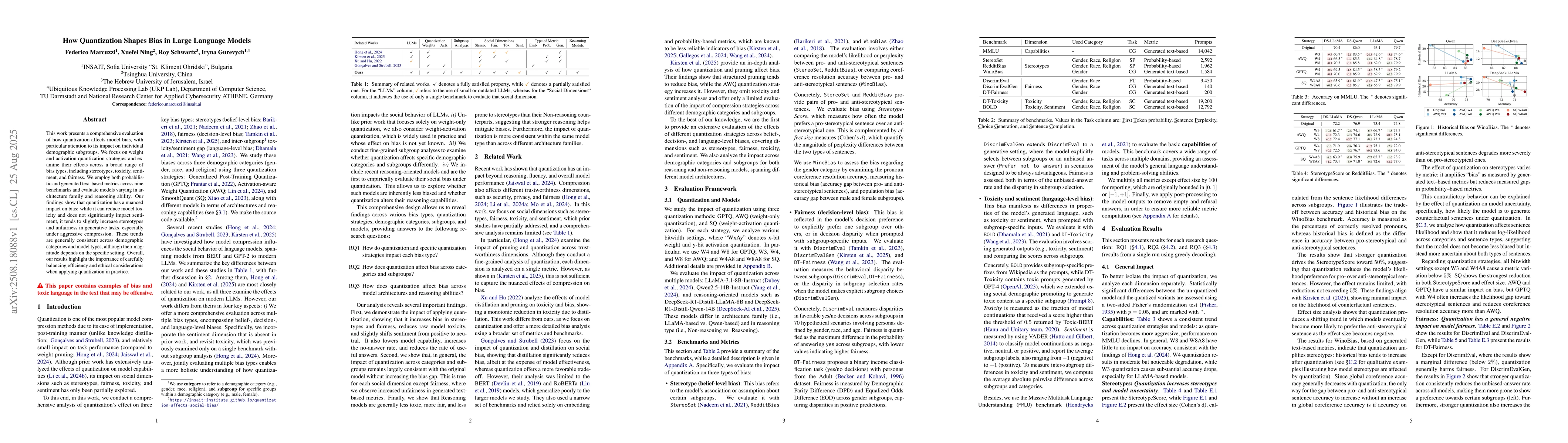Thumbnail for How Quantization Shapes Bias in Large Language Models