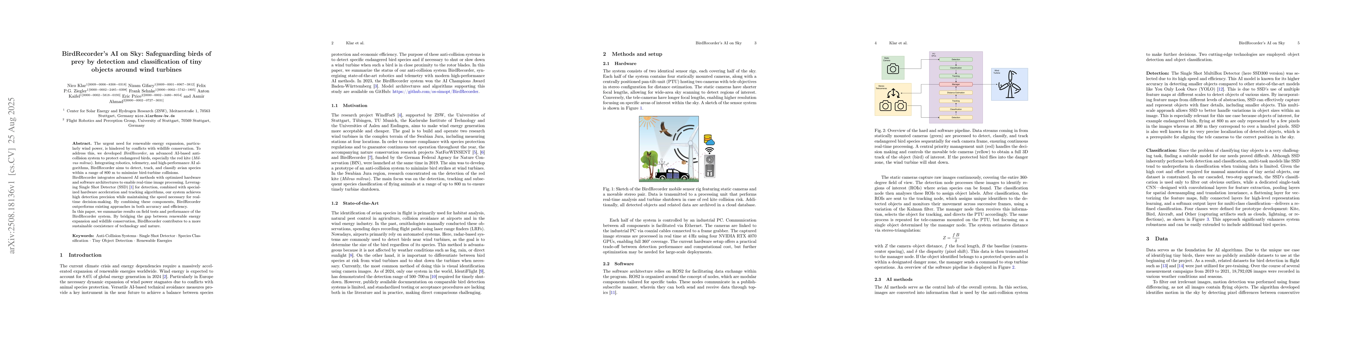 Thumbnail for BirdRecorder's AI on Sky: Safeguarding birds of prey by detection and
  classification of tiny objects around wind turbines