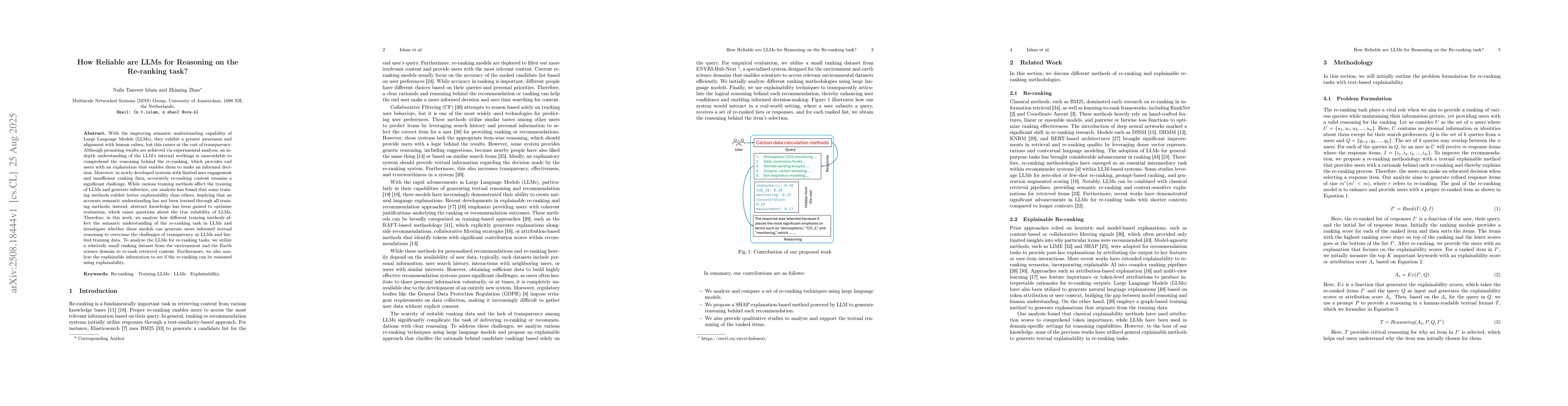 Thumbnail for How Reliable are LLMs for Reasoning on the Re-ranking task?