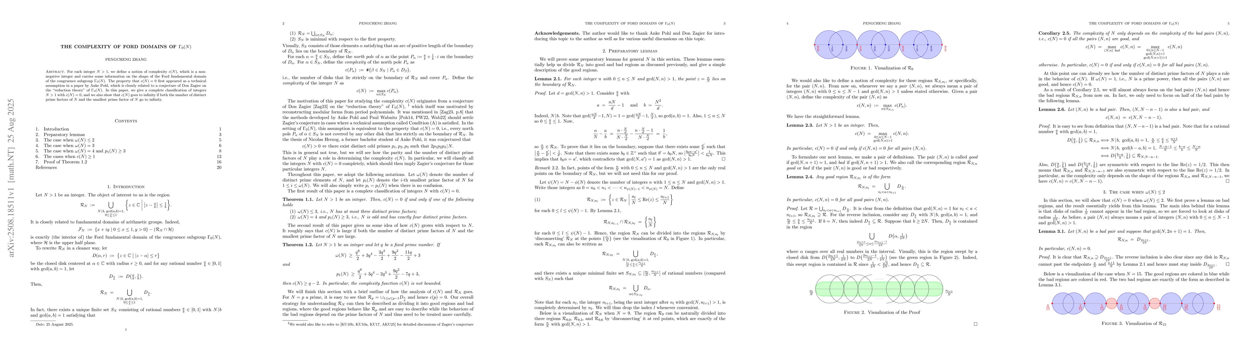 Thumbnail for The complexity of Ford domains of $Γ_0(N)$