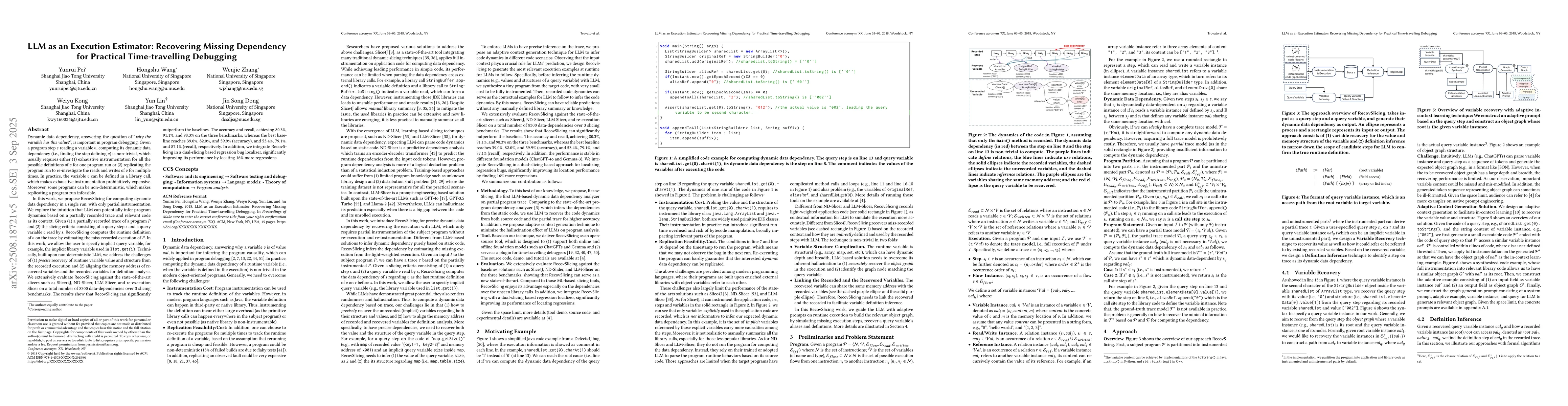 Thumbnail for LLM as an Execution Estimator: Recovering Missing Dependency for
  Practical Time-travelling Debugging