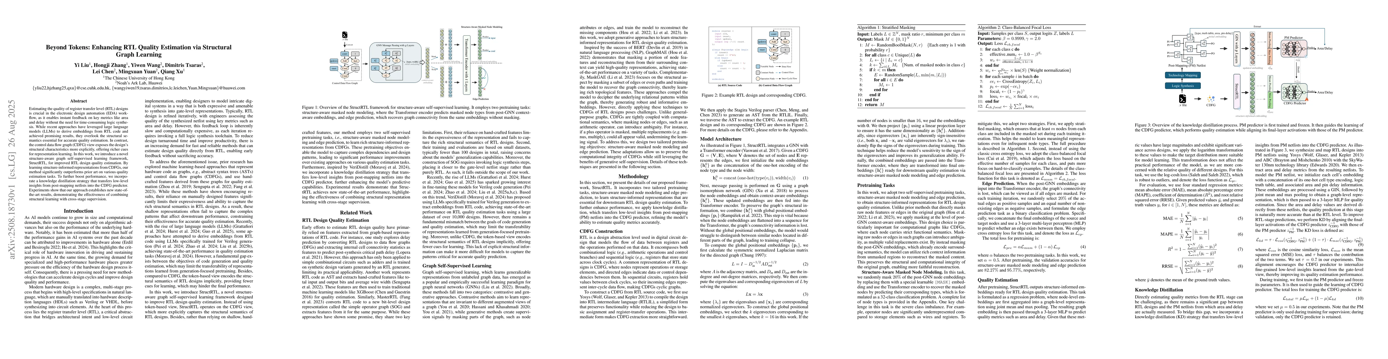 Thumbnail for Beyond Tokens: Enhancing RTL Quality Estimation via Structural Graph
  Learning