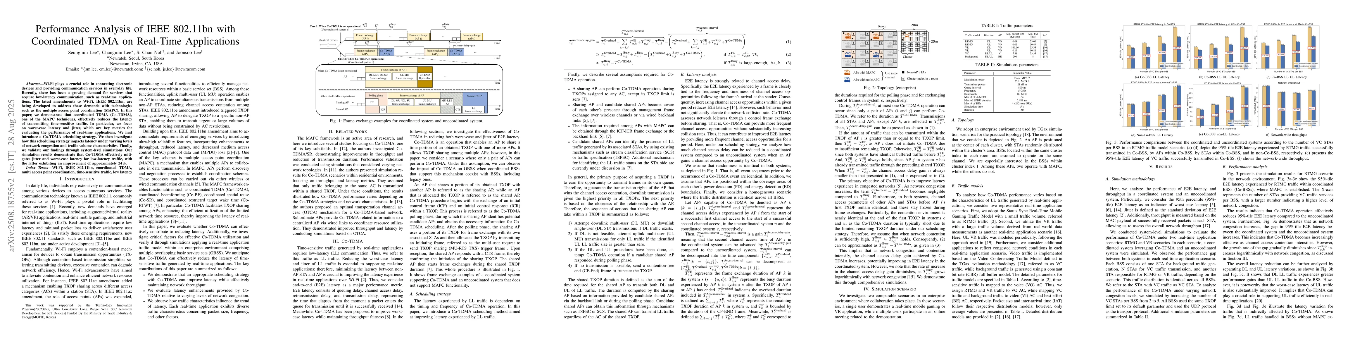 Thumbnail for Performance Analysis of IEEE 802.11bn with Coordinated TDMA on Real-Time
  Applications