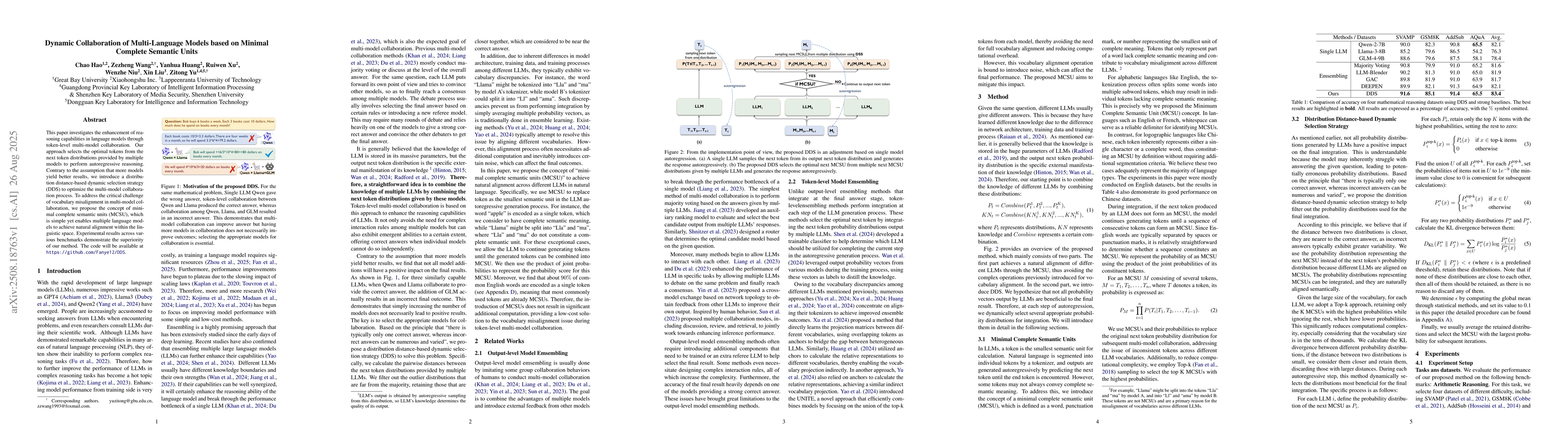 Thumbnail for Dynamic Collaboration of Multi-Language Models based on Minimal Complete
  Semantic Units