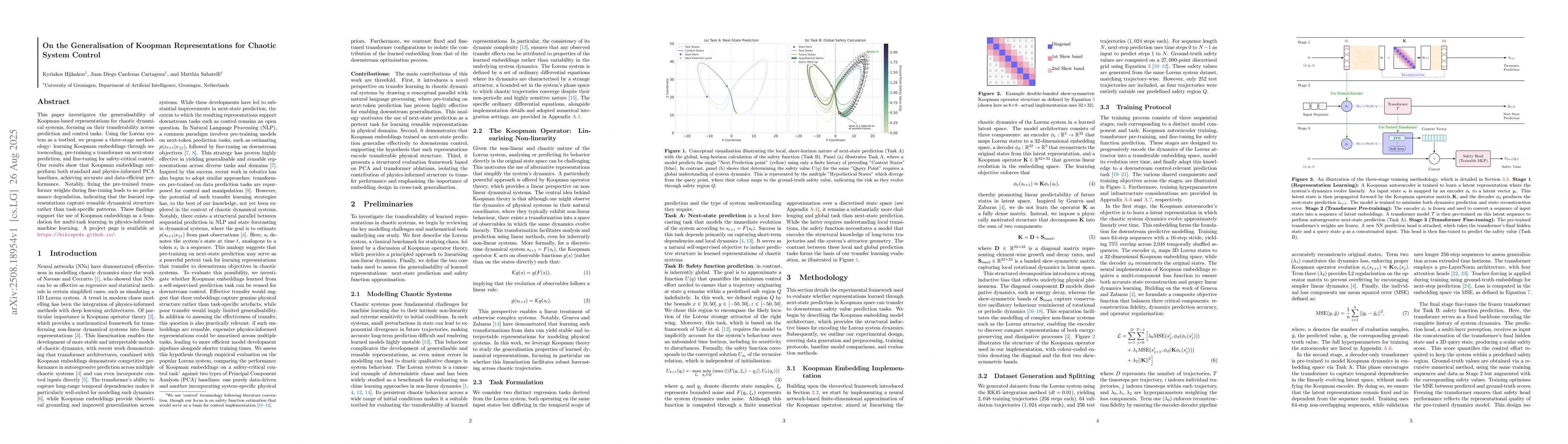 Thumbnail for On the Generalisation of Koopman Representations for Chaotic System
  Control