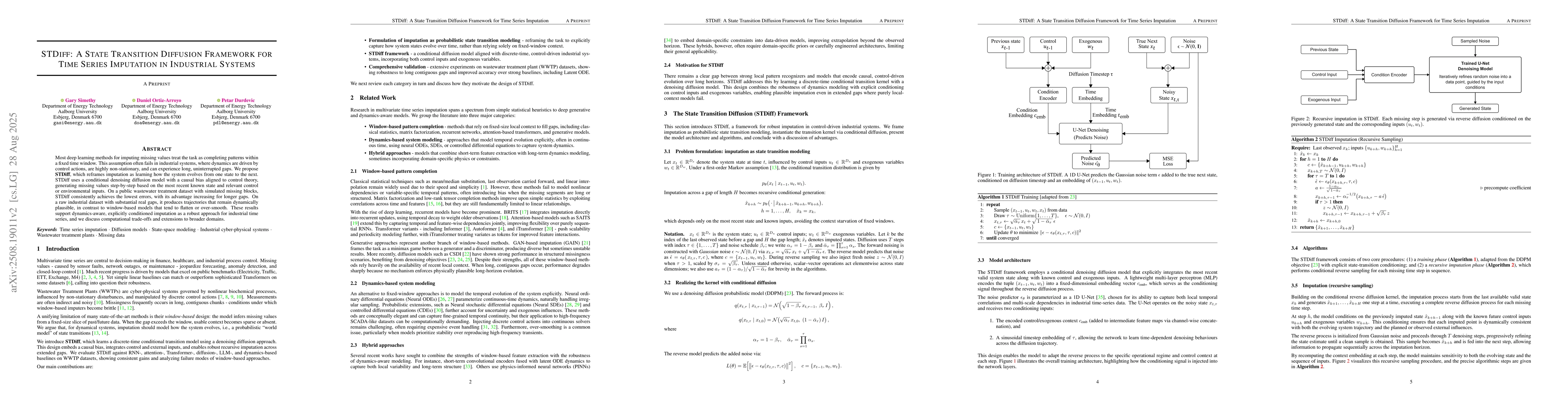 Thumbnail for STDiff: A State Transition Diffusion Framework for Time Series
  Imputation in Industrial Systems