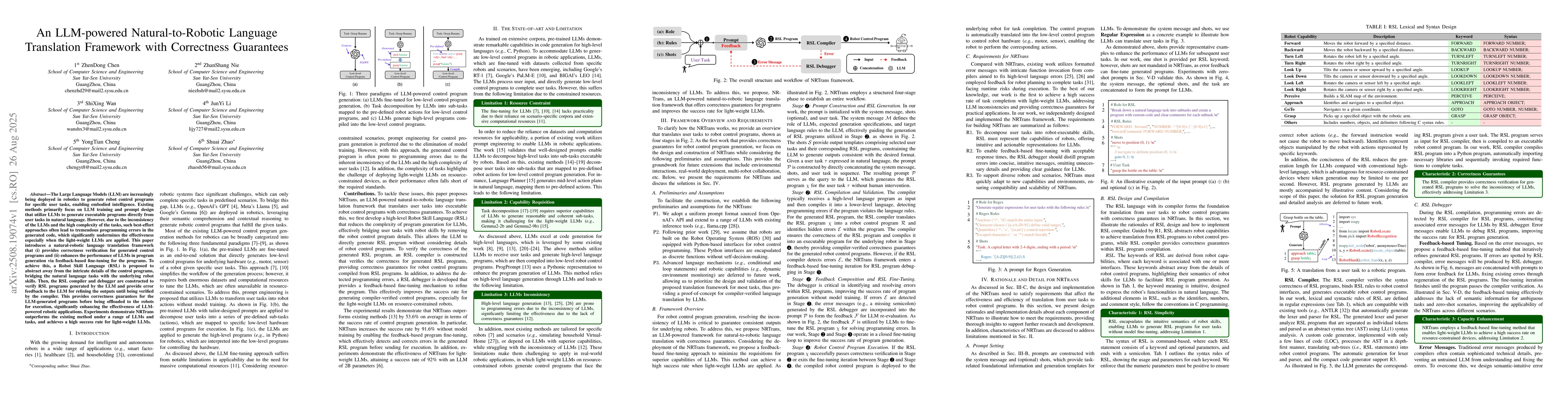 Thumbnail for An LLM-powered Natural-to-Robotic Language Translation Framework with
  Correctness Guarantees