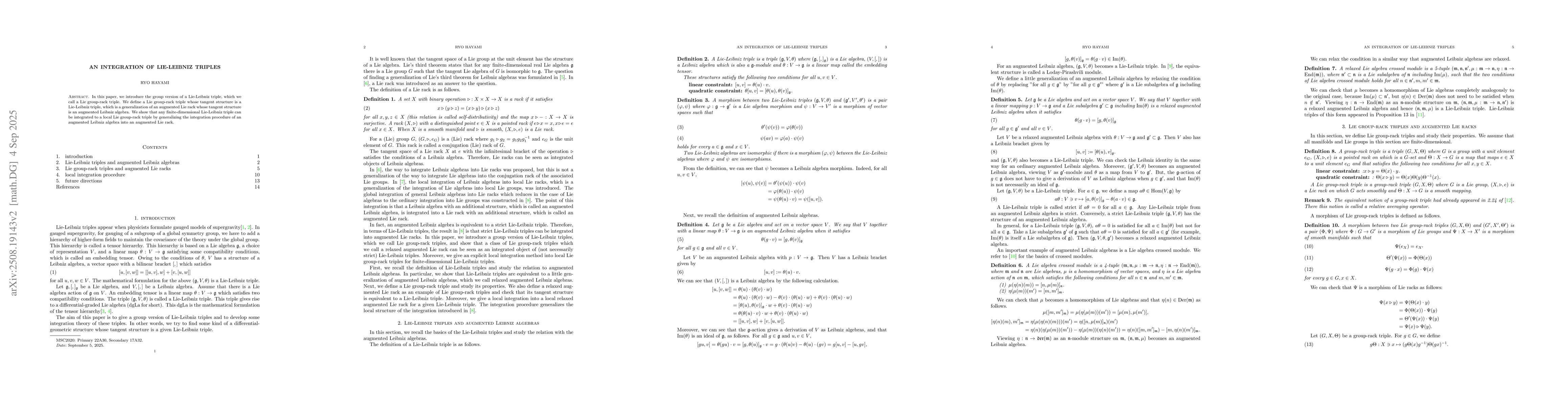 Thumbnail for An integration of Lie-Leibniz triples