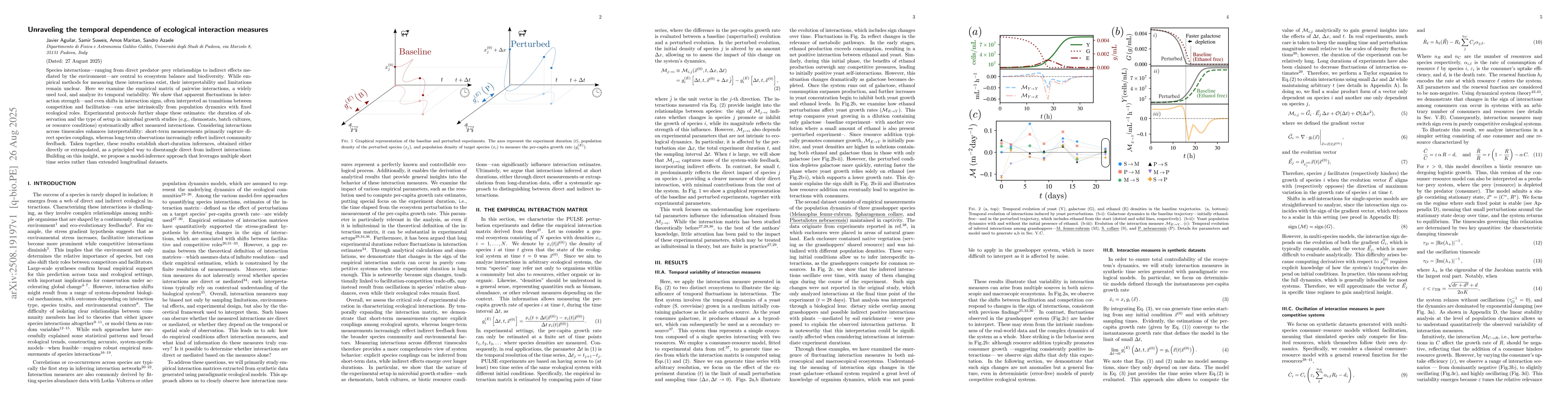 Thumbnail for Unraveling the temporal dependence of ecological interaction measures